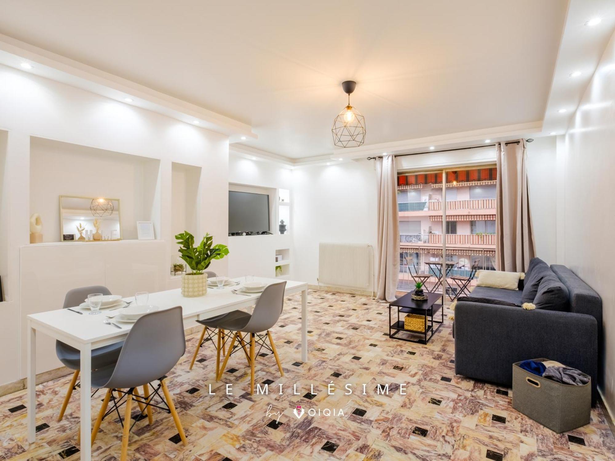 Le Millesime ~ Vue ~ Balcon ~ Parking Apartment Cagnes-sur-Mer Luaran gambar