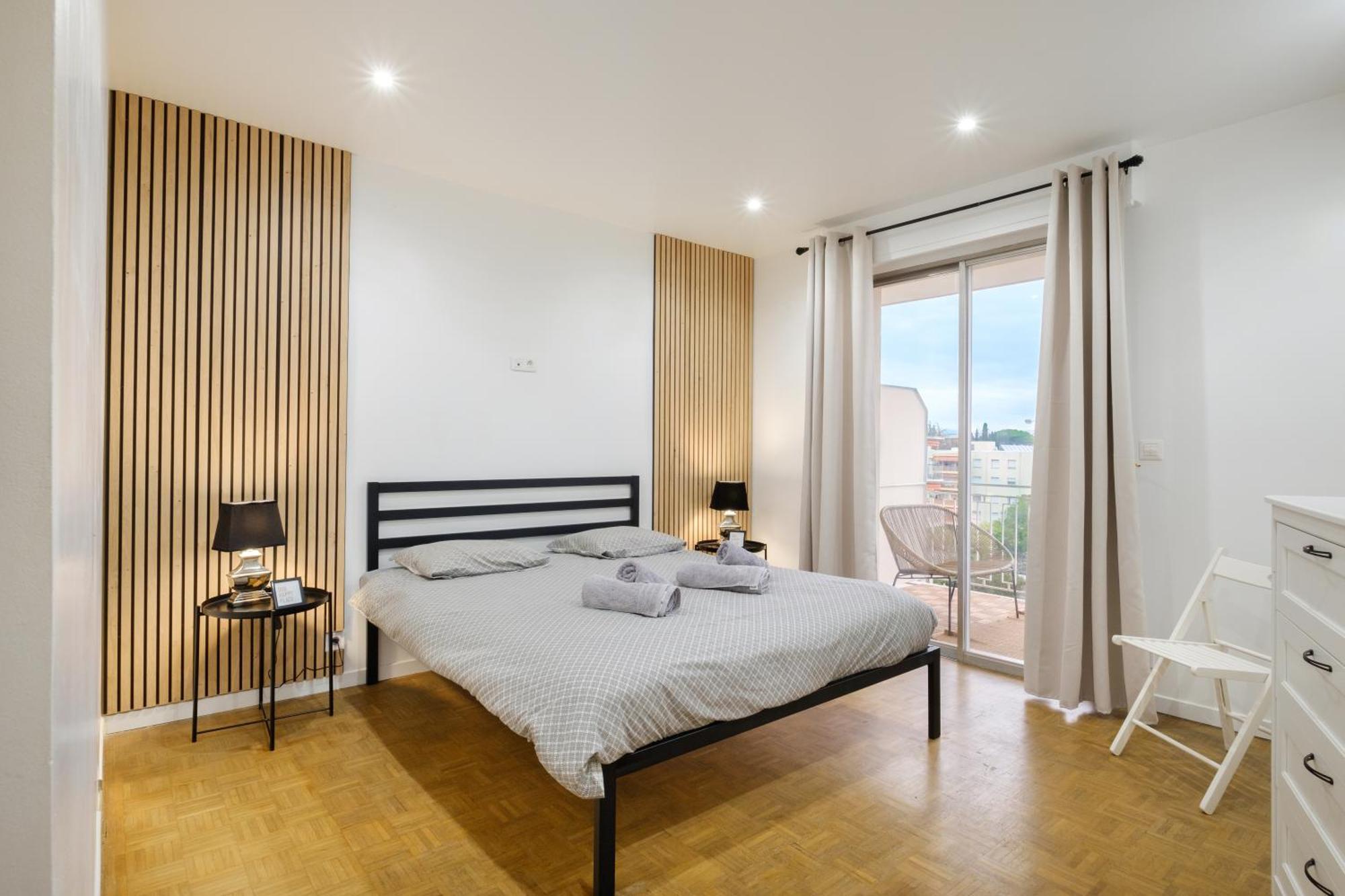 Le Millesime ~ Vue ~ Balcon ~ Parking Apartment Cagnes-sur-Mer Luaran gambar